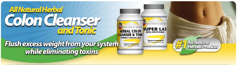 All Natural Herbal Colon Cleanse and Tonic Detox